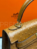 Hermes Kelly ostrich 28 сумка PR702590 23