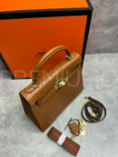 Hermes Kelly ostrich 28 сумка PR702590 19