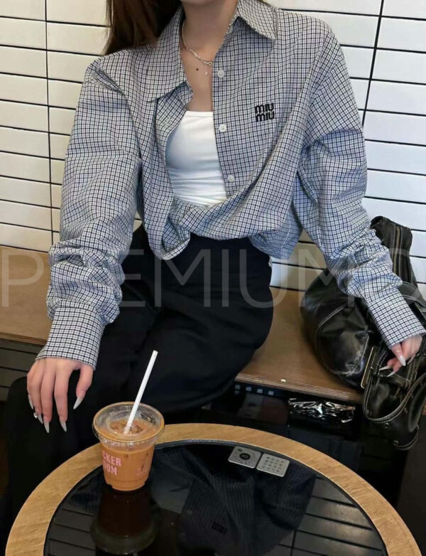 Miu miu рубашка PR586176 3