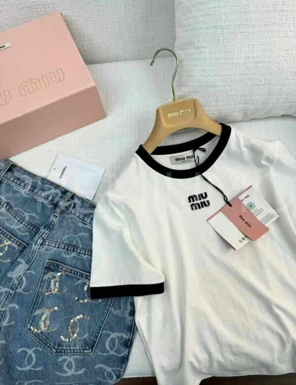 Miu miu футболка PR401283 12