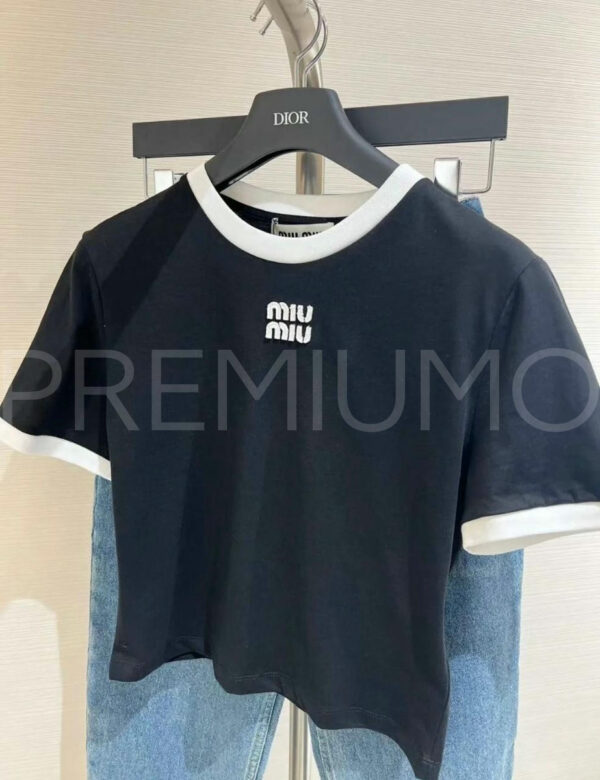 Miu miu футболка PR691342 4