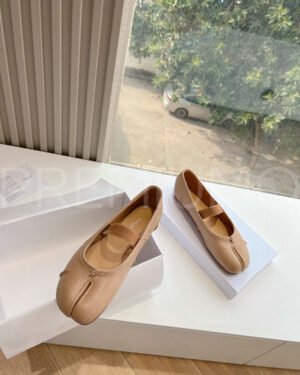 Maison Margiela балетки бежевые летние PR396738