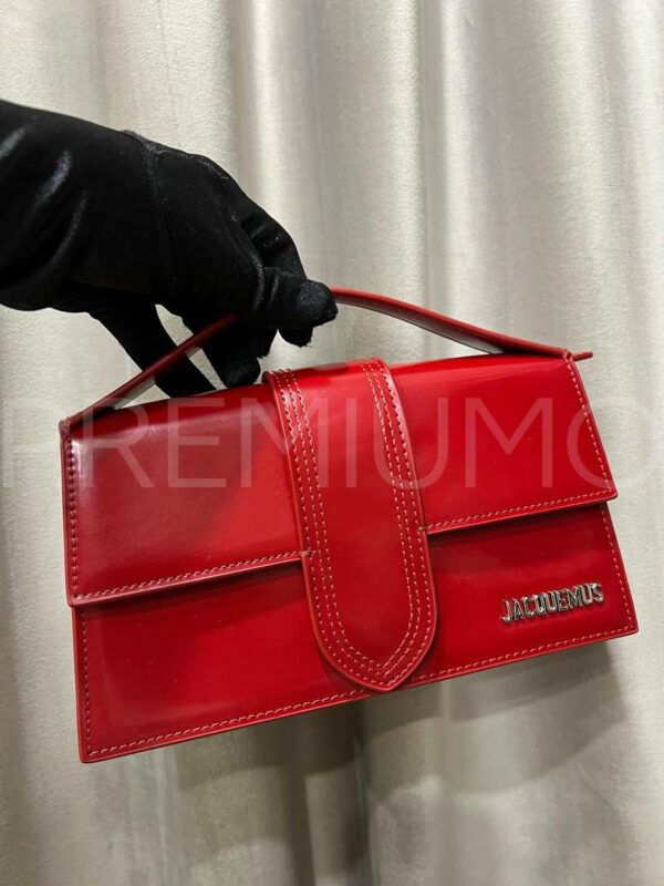 Jacquemus красная сумка кожаная PR231951