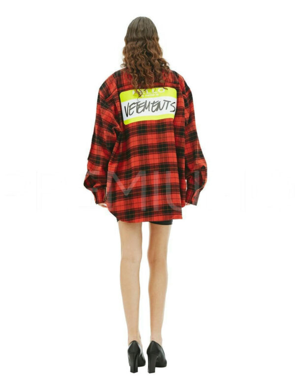 Vetements рубашка PR405507 5
