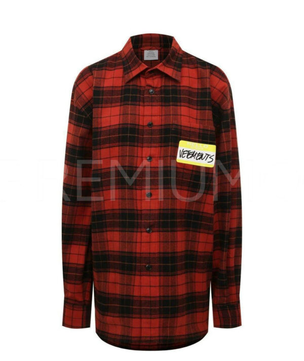 Vetements рубашка PR405507 9
