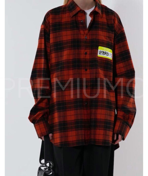 Vetements рубашка PR405507 10