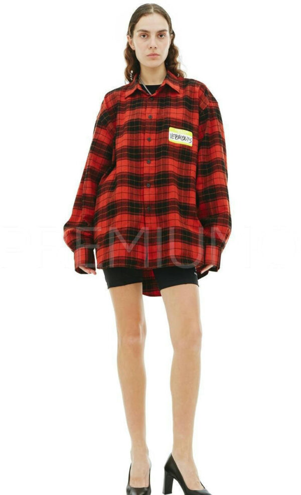 Vetements рубашка PR405507 2