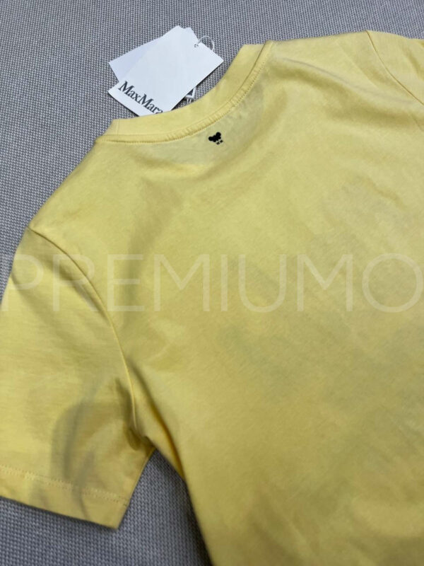 Max Mara футболка желтая трендовая PR474616 5