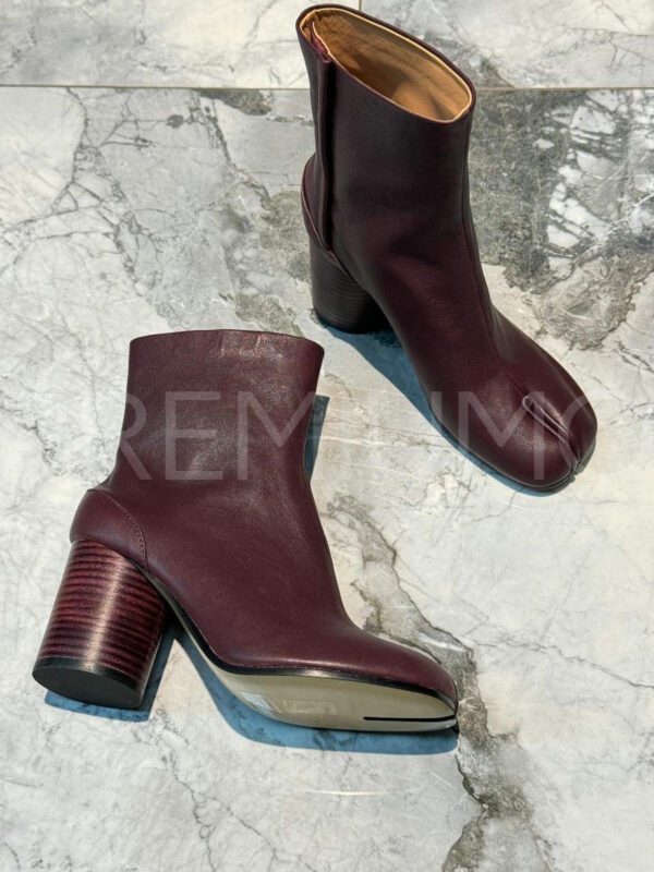 Maison Margiela ботильоны коричневые трендовые PR337199