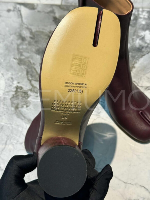 Maison Margiela ботильоны коричневые трендовые PR337199 6