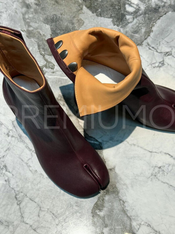 Maison Margiela ботильоны коричневые трендовые PR337199 5
