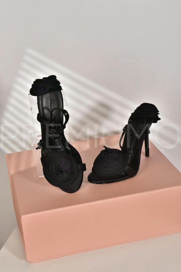 MAGDA BUTRYM босоножки черные на лето PR290972 4