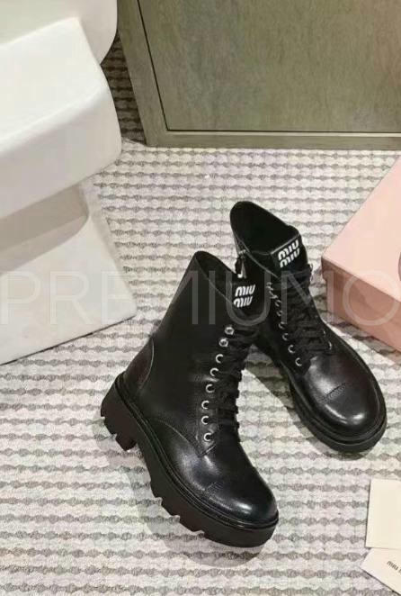 Miu Miu ботинки PR947377 Miu Miu ботинки PR947377
