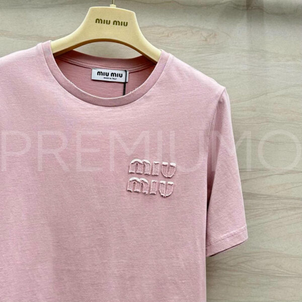 Miu miu футболка PR834450 4