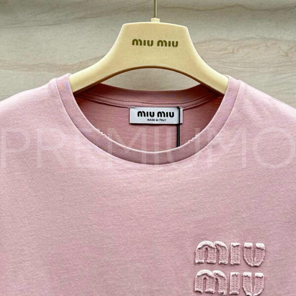 Miu miu футболка PR834450 5