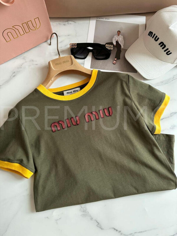 Miu miu футболка PR354904 2