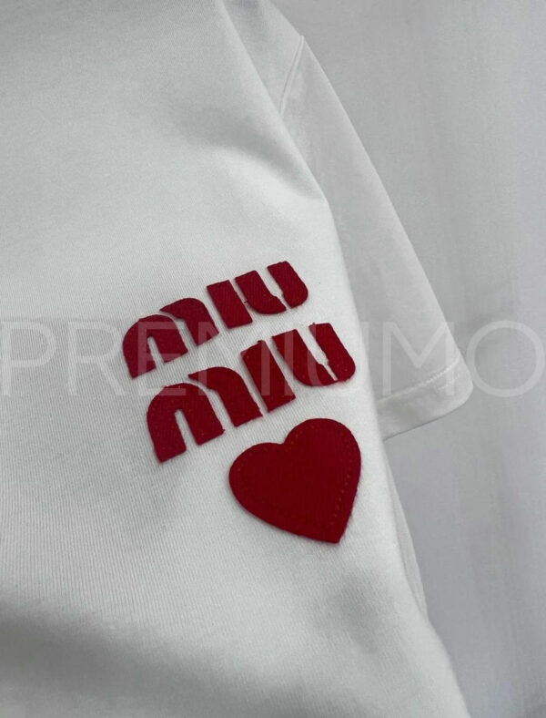 Miu miu футболка PR337839 7