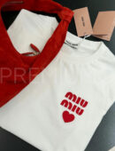 Miu miu футболка PR337839 18