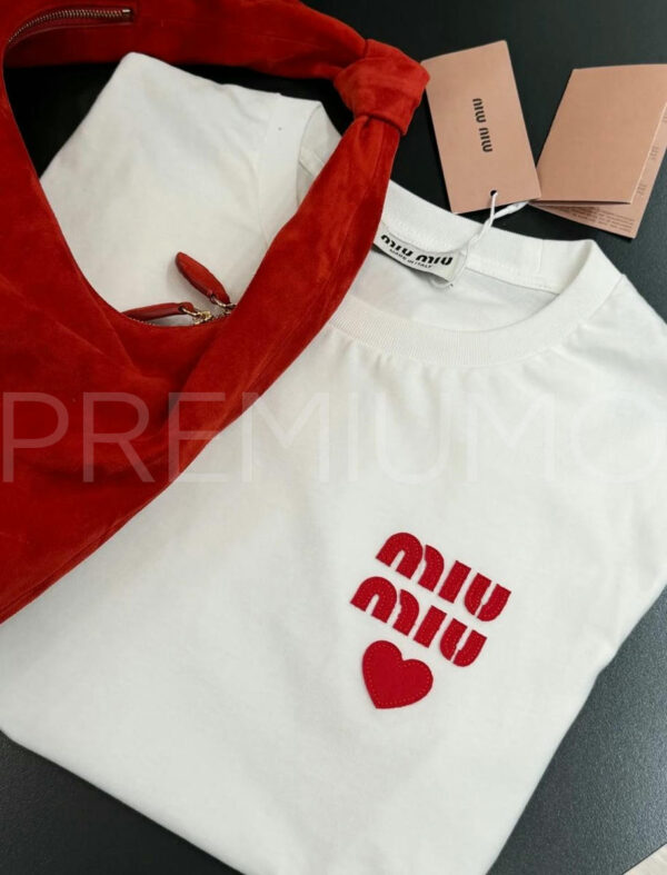 Miu miu футболка PR337839 8