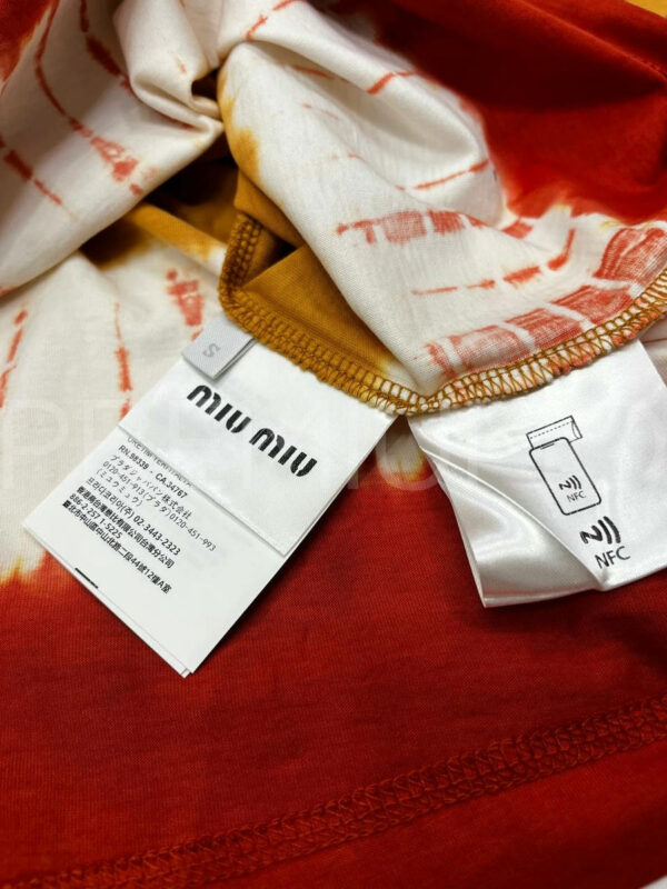 Miu miu футболка PR113314 5