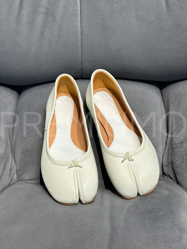 Maison Margiela балетки кожаные черные PR559680