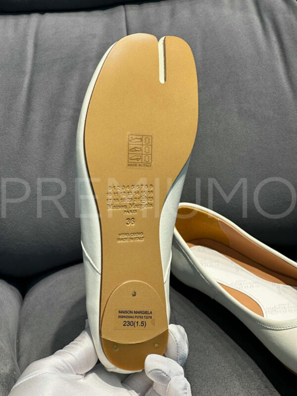 Maison Margiela балетки кожаные черные PR559680 7