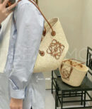 Loewe Anagram Small сумка бежевая PR987309 27