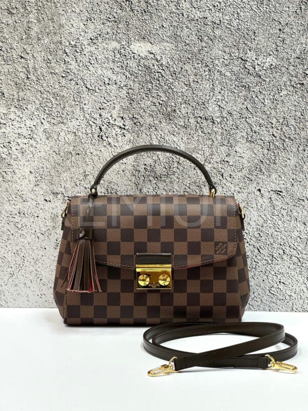 Louis Vuitton Damier Ebene Canvas Croisette сумка PR982734 25
