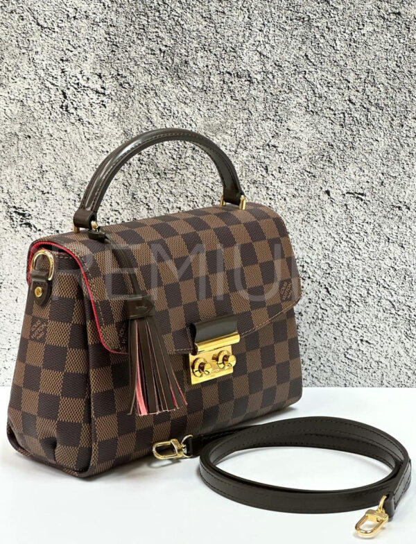 Louis Vuitton Damier Ebene Canvas Croisette сумка PR982734 31