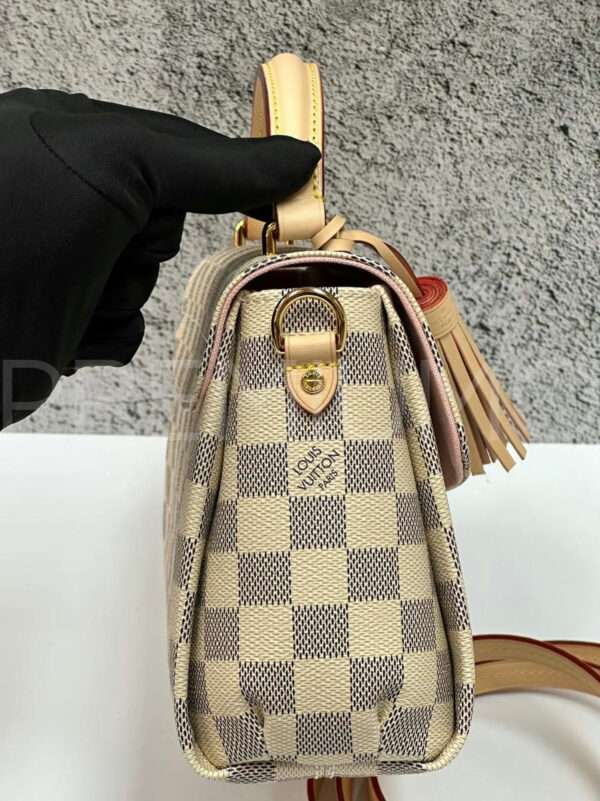 Louis Vuitton Damier Ebene Canvas Croisette сумка PR490487 23