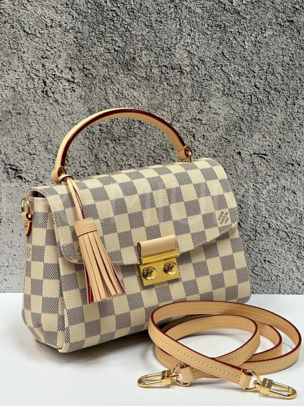 Louis Vuitton Damier Ebene Canvas Croisette сумка PR490487 32