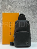 Louis Vuitton Avenue Sling из кожи Taigа рюкзак PR463582 35