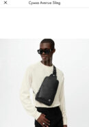 Louis Vuitton Avenue Sling из кожи Taigа рюкзак PR463582 48