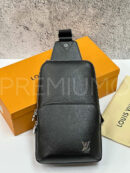 Louis Vuitton Avenue Sling из кожи Taigа рюкзак PR463582 38