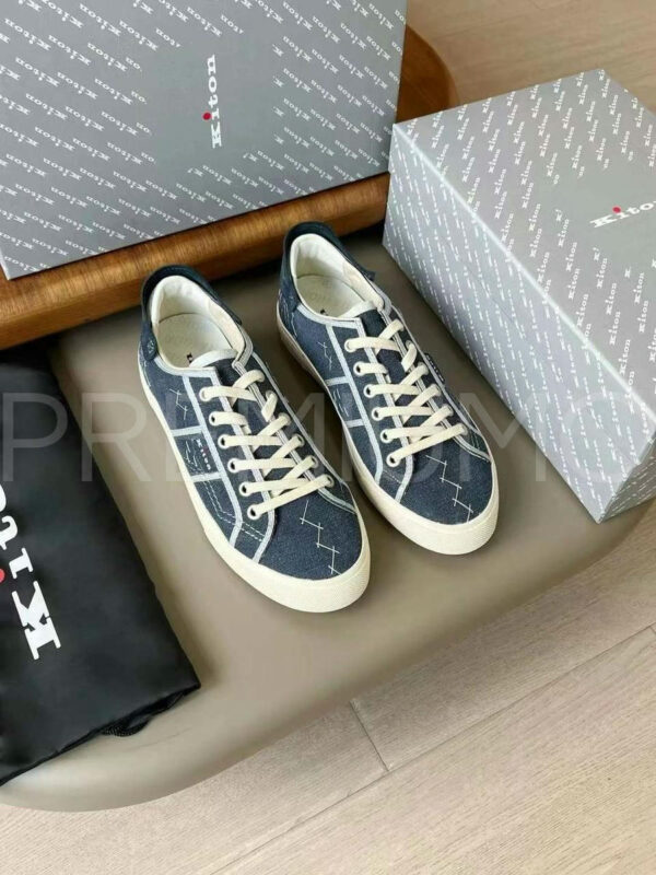 Kiton модные кеды летние PR109857