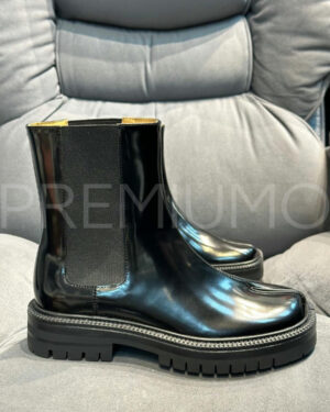 Maison Margiela ботинки черные кожаные PR753871