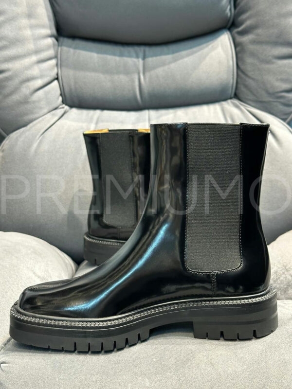 Maison Margiela ботинки черные кожаные PR753871 3