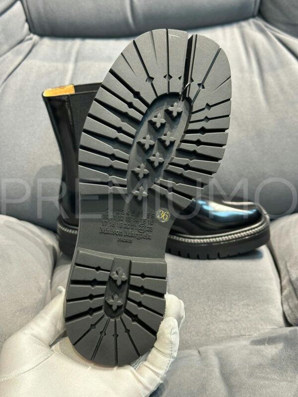 Maison Margiela ботинки черные кожаные PR753871 7