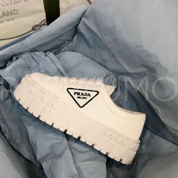 Prada Double Wheel Re-Nylon gabardine кеды PR806271 5