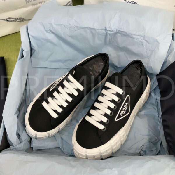 Prada Double Wheel Re-Nylon gabardine кеды PR925450 3