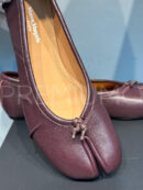 Maison Margiela коричневые балетки PR387392 12
