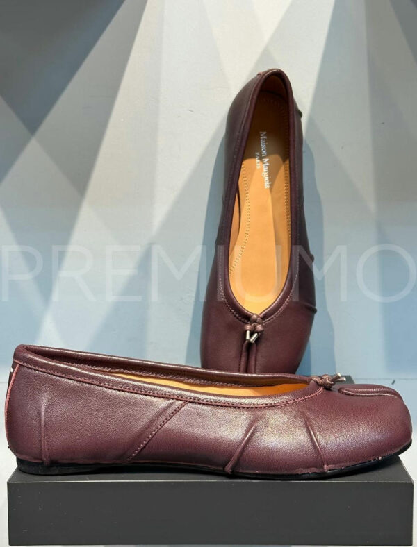 Maison Margiela коричневые балетки PR387392