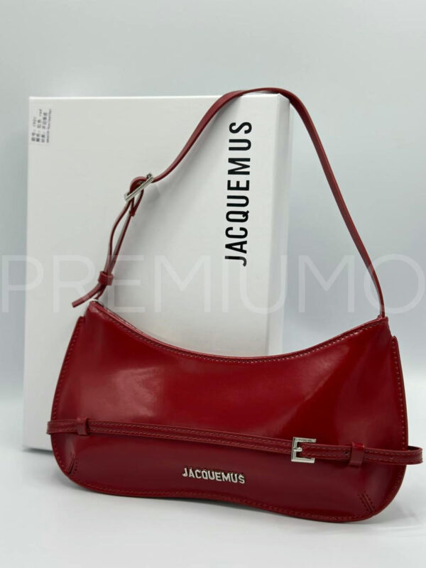 Jacquemus бордовая сумка PR244526