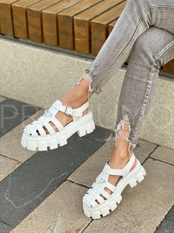 Prada Monolith босоножки PR417552 4
