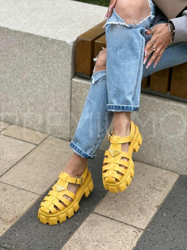 Prada Monolith босоножки PR374539 5
