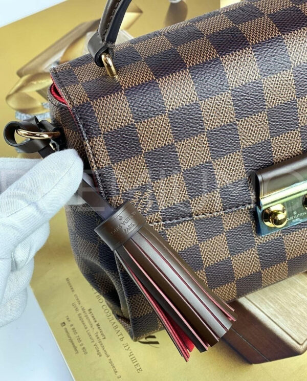 Louis Vuitton Damier Ebene Canvas Croisette сумка PR982734 9