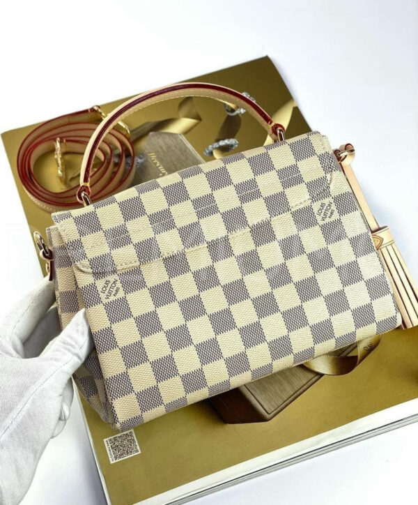 Louis Vuitton Damier Ebene Canvas Croisette сумка PR490487 7