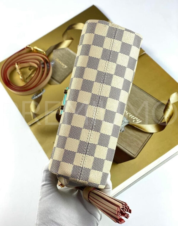 Louis Vuitton Damier Ebene Canvas Croisette сумка PR490487 8