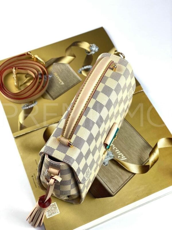 Louis Vuitton Damier Ebene Canvas Croisette сумка PR490487 9