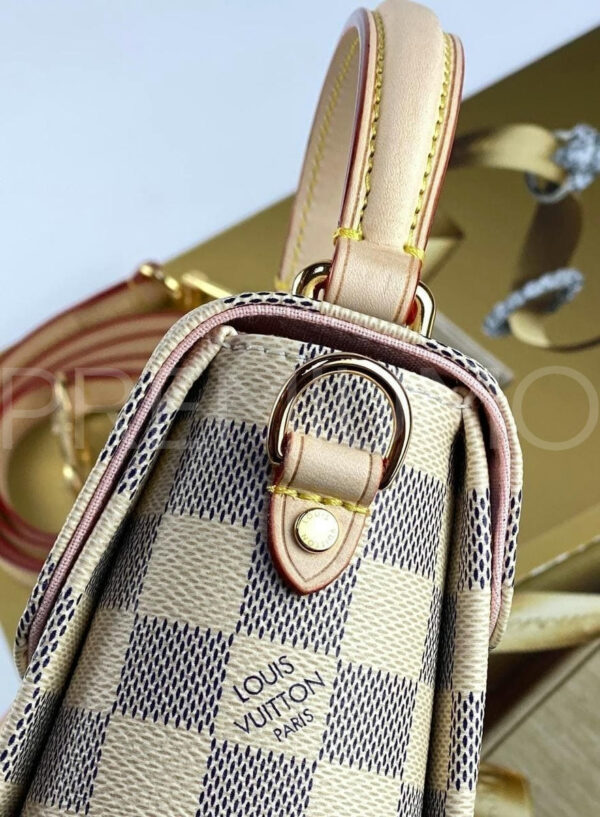 Louis Vuitton Damier Ebene Canvas Croisette сумка PR490487 10